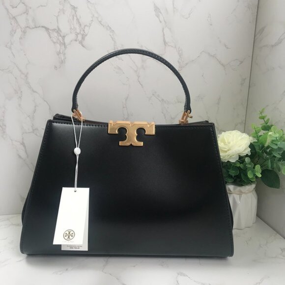 Tory Burch Eleanor Spazzolato Satchel Bag - Picture 3 of 10